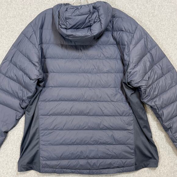 Eddie Bauer Down 550 Puffer Jacket Size XL Hooded Hiking Lightweight Packable - Picture 11 of 16